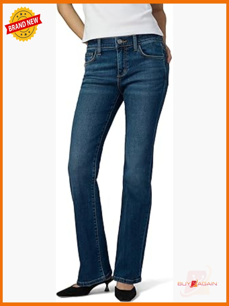Mid Rise Bootcut Jean, Super Stretchy Cotton Blend, Tailored Fit, 30" Inseam